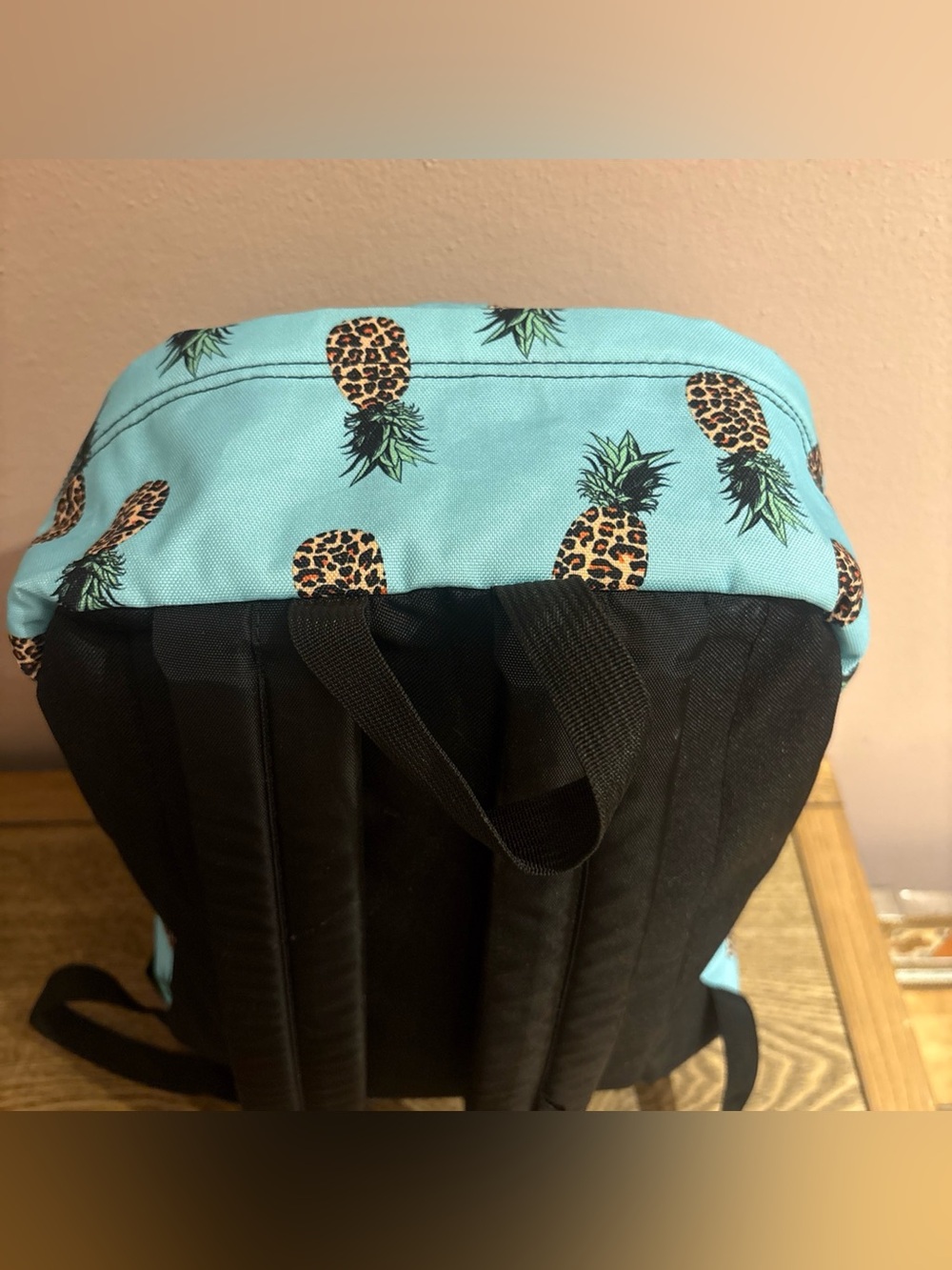 Jansport Backpack Crosstown Leopard Pineapple Student Travel - Picture 4 of 7
